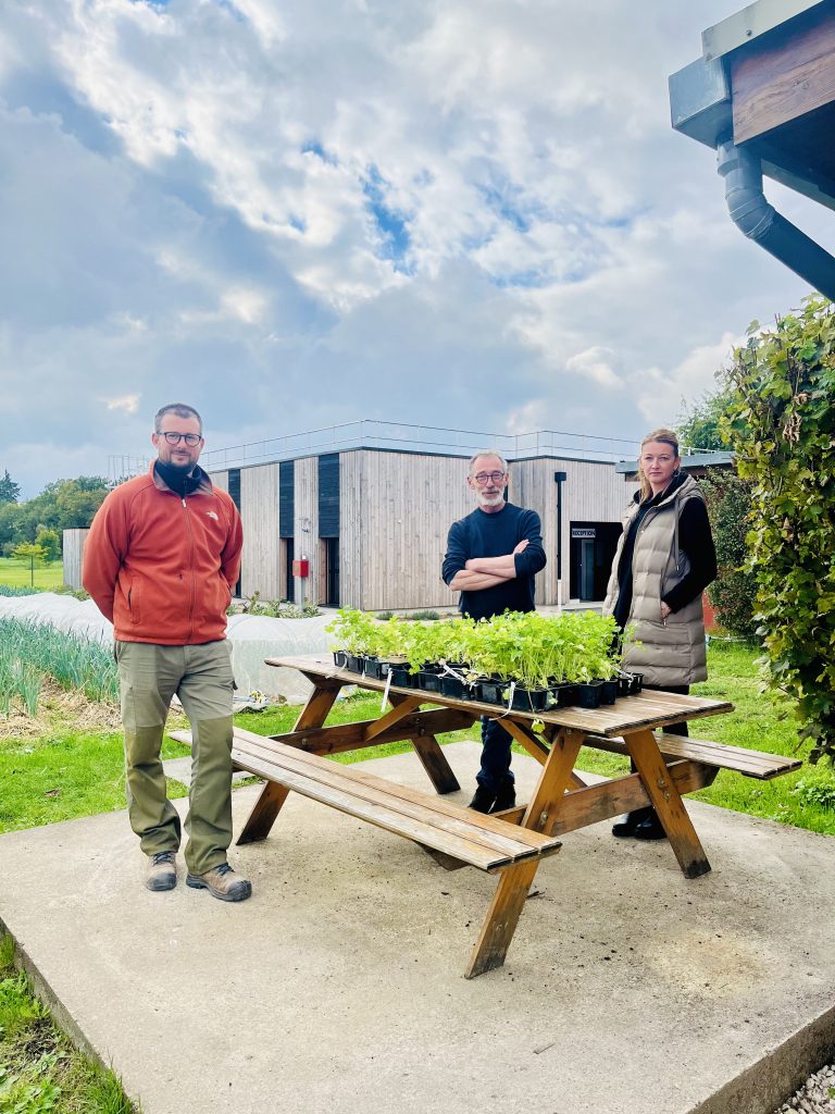 Julien Maréchal, Franck Rocher et Claire Ribeiro collaborateurs chez Isa Groupe.