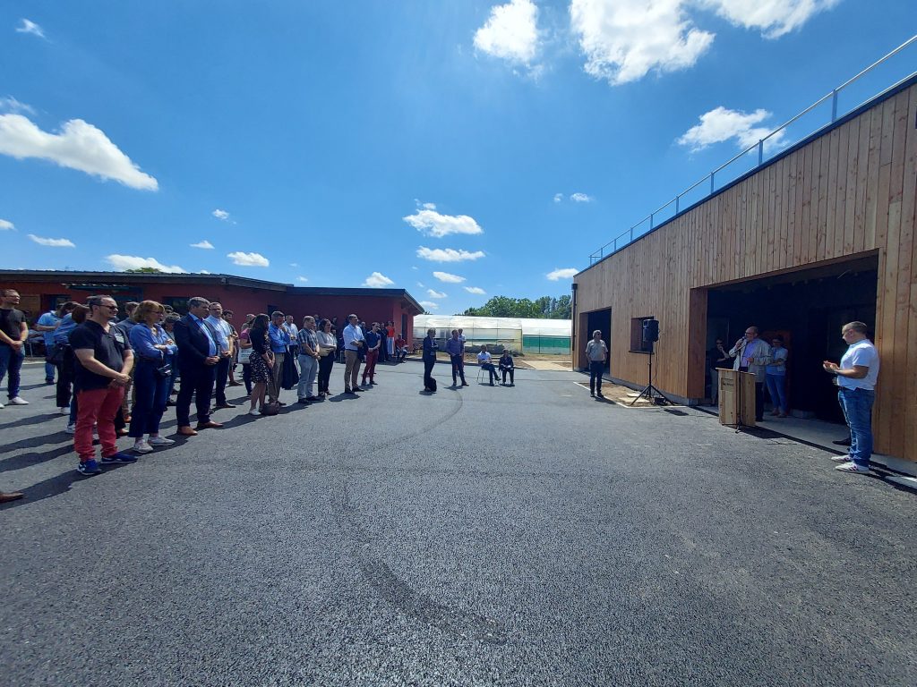 Inauguration de l'unité de transformation en 2022 (crédit photo : Isa Groupe)